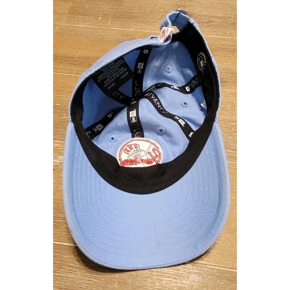New York Yankees Light Blue Youth Hat New Era 9Twenty Cap MLB Baseball Adj Strap